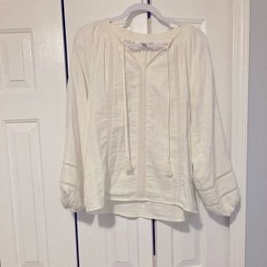 Time and Tru Peasant Top